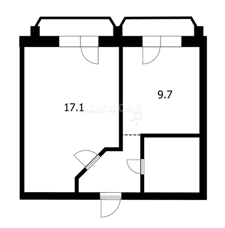 
   Продам 1-комнатную, 33.2 м², Большая ул, 25

. Фото 12.