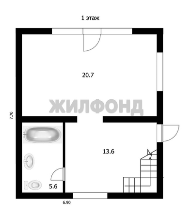 
  Продается дом, 84.2 м², село Алексеевка
. Фото 9.