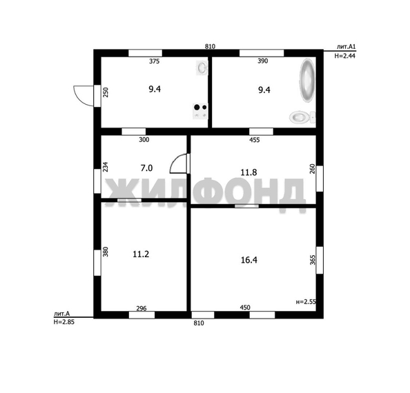
  Продается дом 65.2 м². Фото 2.