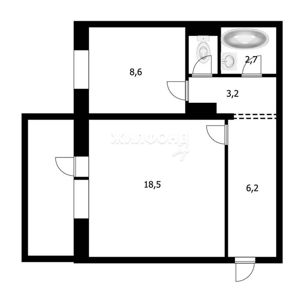 
   Продам 1-комнатную, 40.2 м², Виктора Уса ул, 5

. Фото 10.