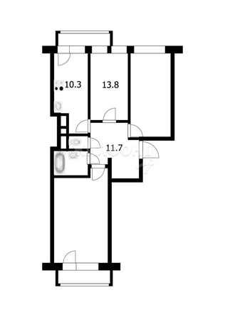 
   Продам комнату, 13.8 м², Выборная ул, 99/4

. Фото 16.