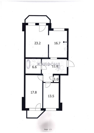 
   Продам 3-комнатную, 96.9 м², Гоголя ул, 42

. Фото 19.