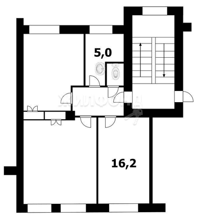 
   Продам комнату, 16 м², Сибирская ул, 33

. Фото 10.