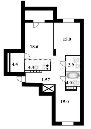 
   Продам 3-комнатную, 81.6 м², Кошурникова ул, 23

. Фото 23.