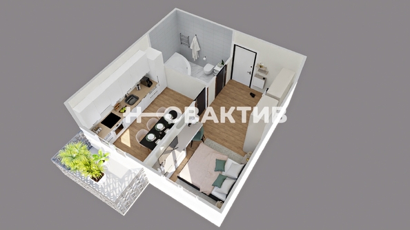 
   Продам 1-комнатную, 32.2 м², Алмазная ул, 100

. Фото 10.