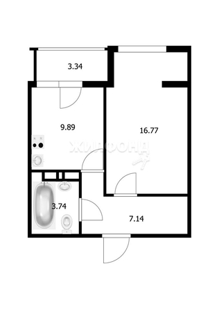 
   Продам 2-комнатную, 36.3 м², Добролюбова ул, 162/1

. Фото 28.