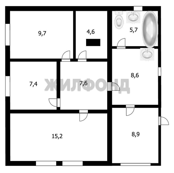 
   Продам дом, 67.7 м², Алексеевка

. Фото 32.