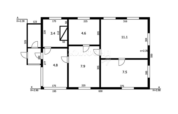 
   Продам дом, 38 м², Новосибирск

. Фото 1.