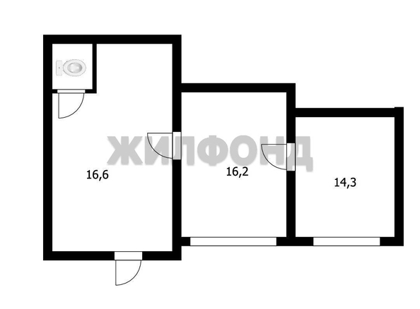 
   Продам 2-комнатную, 50.1 м², Аэропорт ул, 5

. Фото 20.
