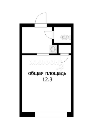 
   Продам комнату, 8 м², Зорге ул, 46

. Фото 9.