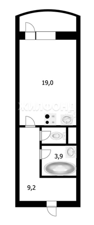 
   Продам студию, 33.6 м², Горский мкр, 82

. Фото 19.