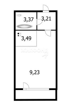 
   Продам 1-комнатную, 19.3 м², Виктора Уса ул, 15

. Фото 8.