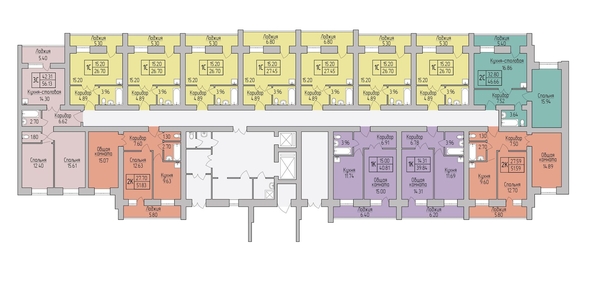 
   Продам 3-комнатную, 56.13 м², Юности ул, 7

. Фото 1.