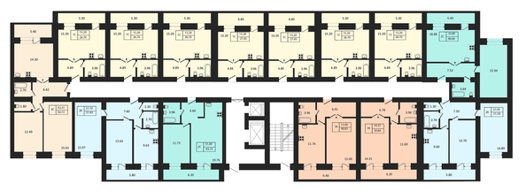 
   Продам 2-комнатную, 46.66 м², Юности ул, 9

. Фото 1.