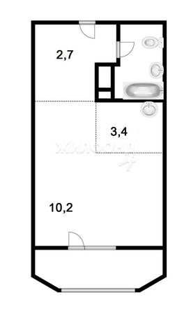 
   Продам студию, 19.8 м², Виктора Уса ул, 9

. Фото 7.