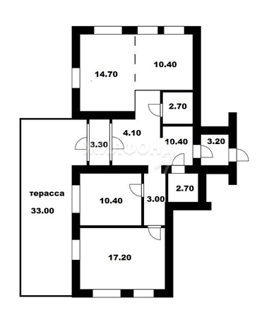 
   Продам 3-комнатную, 83.1 м², Красный пр-кт, 323/9

. Фото 16.