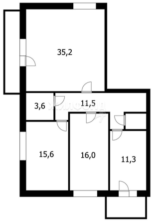 
   Продам 3-комнатную, 94.5 м², Галущака ул, 17

. Фото 12.