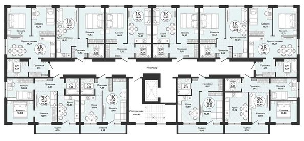 
   Продам 1-комнатную, 40.5 м², Одоевский, дом 4

. Фото 1.