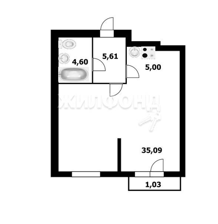 
   Продам студию, 50.3 м², Владимира Заровного ул, 6/1

. Фото 8.