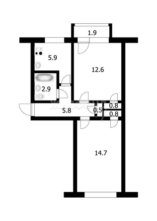 
   Продам 2-комнатную, 44 м², Немировича-Данченко ул, 4/3

. Фото 10.