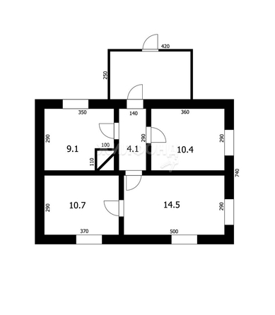 
   Продам дом, 48.8 м², Чернаково

. Фото 22.