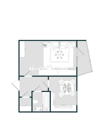 
   Продам 1-комнатную, 38 м², Чигорина ул, 12/1

. Фото 2.