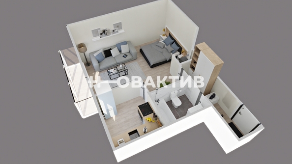 
   Продам 1-комнатную, 29.4 м², Гоголя ул, 225/2

. Фото 24.