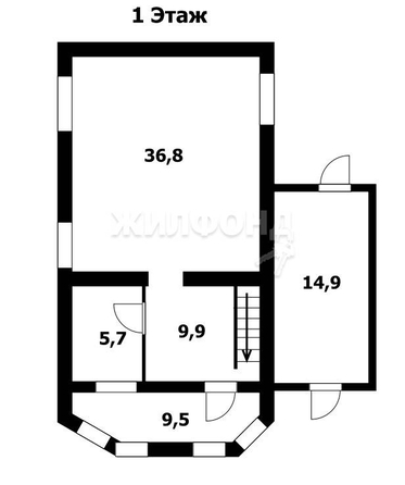 
   Продам дом, 153.2 м², Новосибирск

. Фото 56.