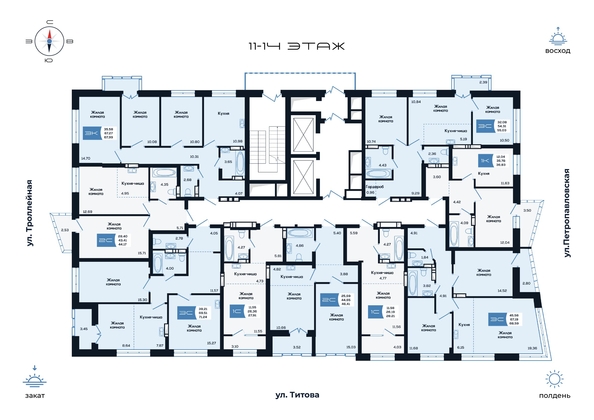 
   Продам 3-комнатную, 68.59 м², Салют, дом 2

. Фото 1.