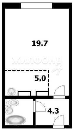 
   Продам студию, 32.5 м², Татьяны Снежиной ул, 41

. Фото 8.