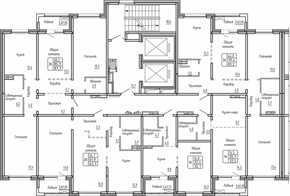 
   Продам 1-комнатную, 32.5 м², Самоцветы, Бирюза дом 2

. Фото 1.