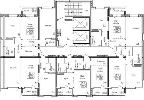 
   Продам 1-комнатную, 41.6 м², Самоцветы, Бирюза дом 2

. Фото 1.