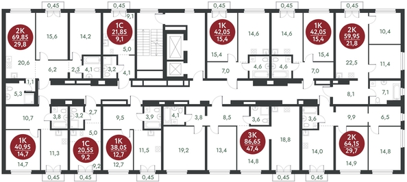 
   Продам 1-комнатную, 38.05 м², Скандинавские кварталы, дом 1

. Фото 1.