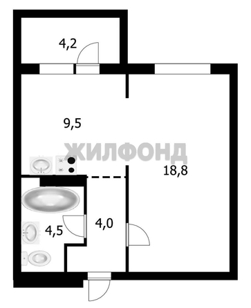 
  Продается 1-комн. квартира, 36.8 м², ЖК Квартал на Игарской, дом 1
. Фото 8.