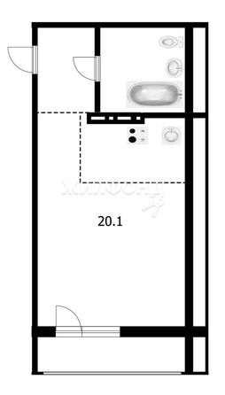 
   Продам студию, 27.4 м², Виктора Уса ул, 15

. Фото 10.