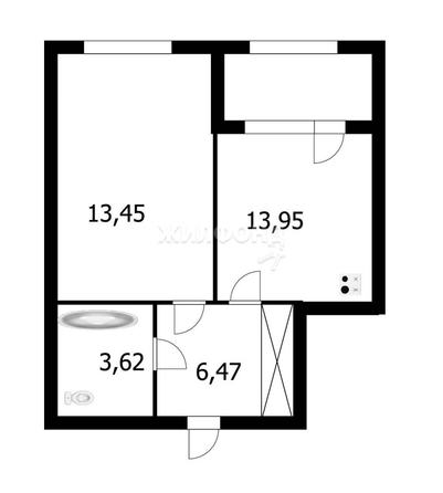 
   Продам 1-комнатную, 40 м², Фабричная ул, 65/3

. Фото 12.