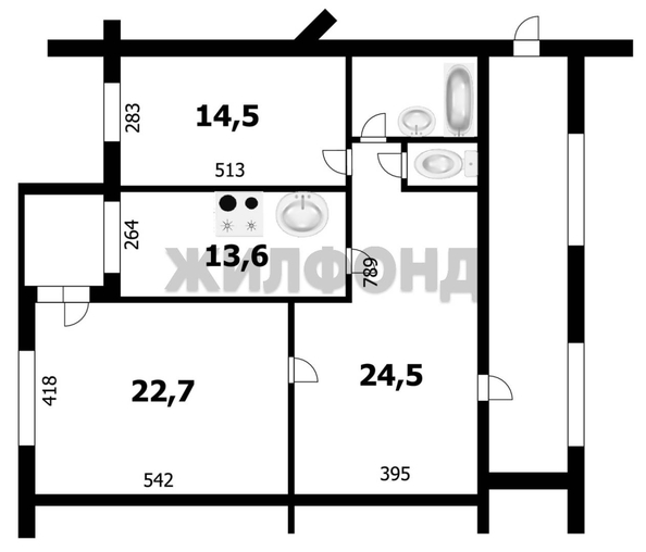 
   Продам 2-комнатную, 81.9 м², Кирова ул, 46

. Фото 10.