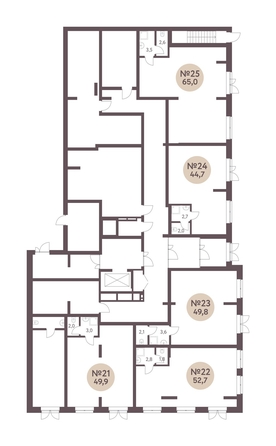 
   Продам помещение свободного назначения, 52.7 м², Зеленый город, дом 1

. Фото 1.