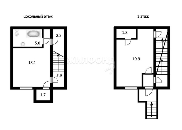 
   Продам 2-комнатную, 54.7 м², Октябрьская ул, 28В

. Фото 18.