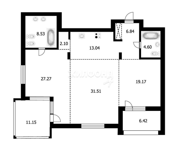 
   Продам 3-комнатную, 112.4 м², Дачное ш, 22/3

. Фото 25.