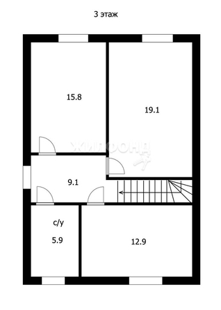 
   Продам дом, 209.5 м², Новосибирск

. Фото 17.