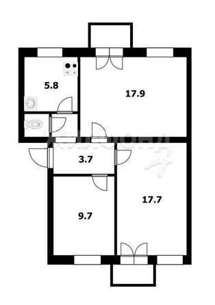 
   Продам комнату, 17.9 м², Плахотного ул, 21

. Фото 3.