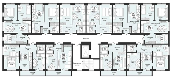 
   Продам 3-комнатную, 60.91 м², Одоевский, дом 4

. Фото 1.