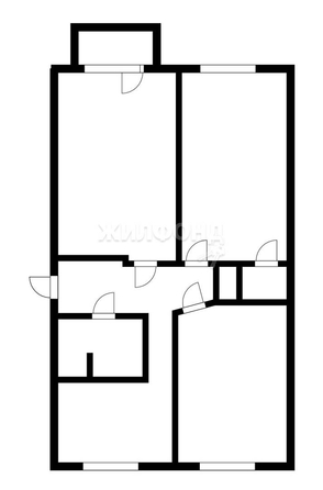 
   Продам 3-комнатную, 58.2 м², Лунная ул, 12

. Фото 16.