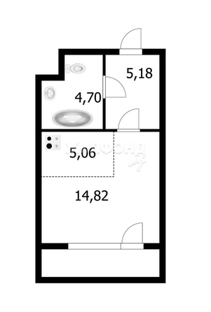 
   Продам студию, 28.4 м², Зорге ул, 229/1

. Фото 16.