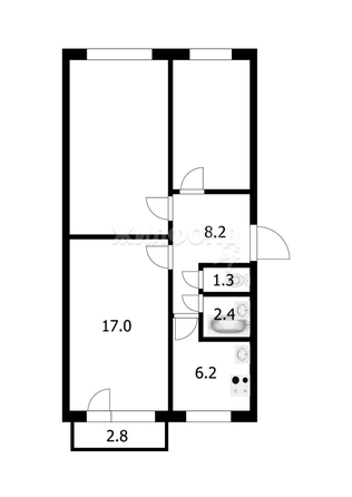 
   Продам комнату, 17 м², Макаренко ул, 12

. Фото 9.