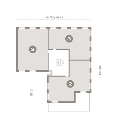 
   Продам 3-комнатную, 203.42 м², На Декабристов, дом 6-2

. Фото 16.