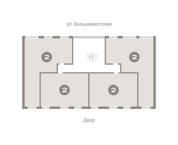 
   Продам 2-комнатную, 137.1 м², Европейский берег, дом 44

. Фото 1.