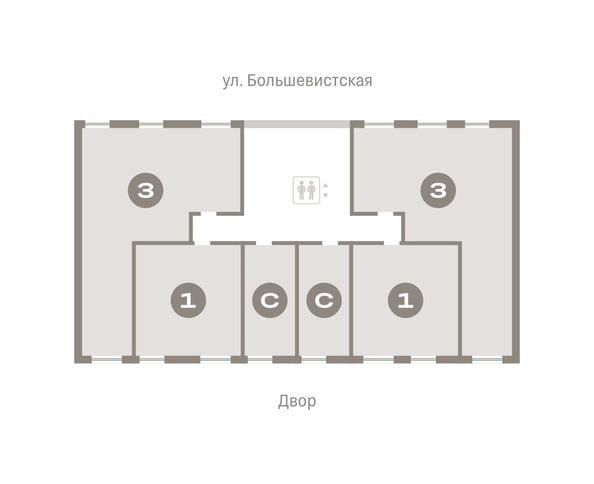 
  Продается студия, 24.2 м², ЖК Европейский берег, дом 44
. Фото 1.