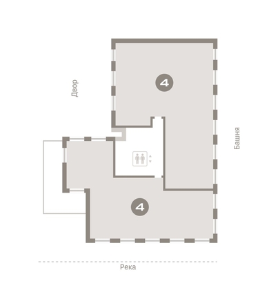 
   Продам 4-комнатную, 293.79 м², На Декабристов, дом 6-2

. Фото 16.